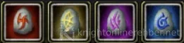BianKO item rental stones: Stone of Warrior, Rogue, Mage and Priest icons